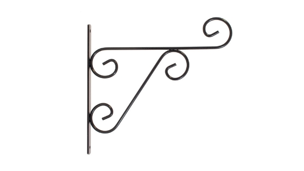 Image de PATÈRE 39CM FER ROND ANTHRACITE MÉTALLISÉ