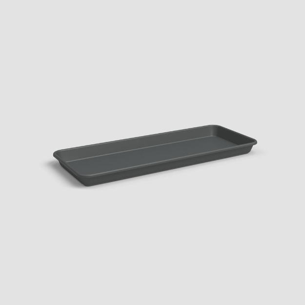 Image de SOUC. MADAGASCAR RECTANG. 40CM ANTHRACITE
