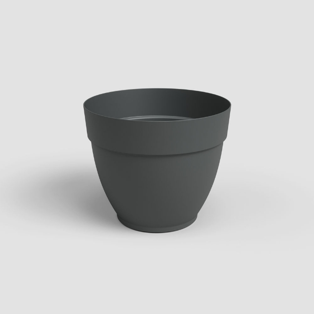 Image de POT CAPRI CAMPANA 25CM ANTHRACITE