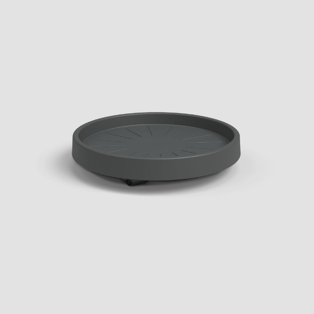 Image de SOUCOUPE À ROULETTES 30CM ANTHRACITE