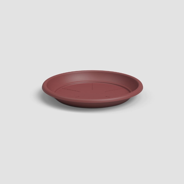 Image de SOUCOUPE RONDE 22CM ROUGE FONCÉ