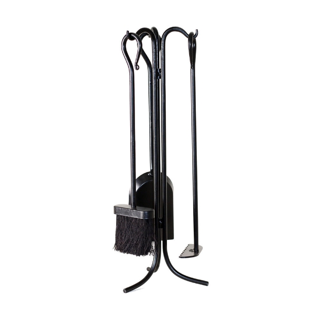 Image de ensemble de 4 accessoires pour poele a bois