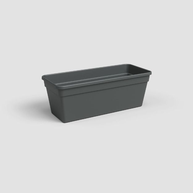Image de JARDINIÈRE MADAGASCAR 50CM ANTHRACITE