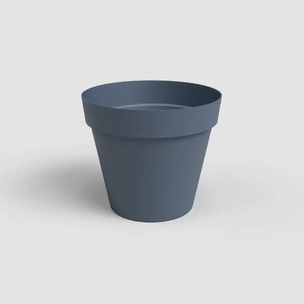Image de POT CAPRI 30CM BLEU ARDOISE
