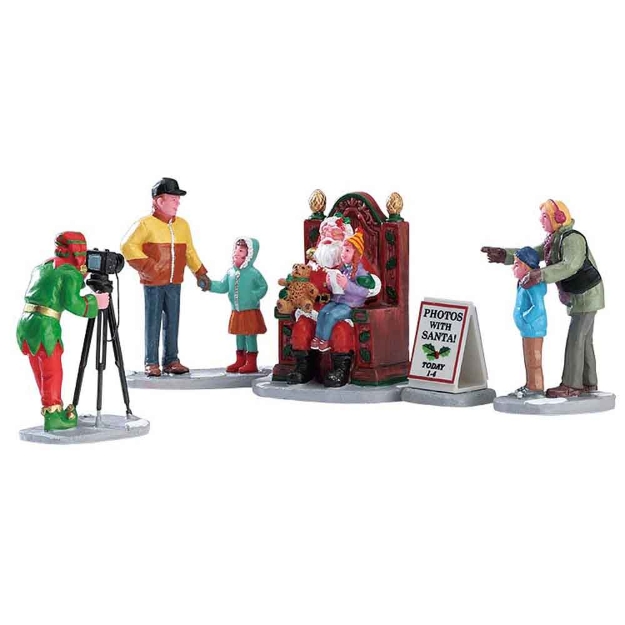 Image de Photo avec le père noël - Lemax .