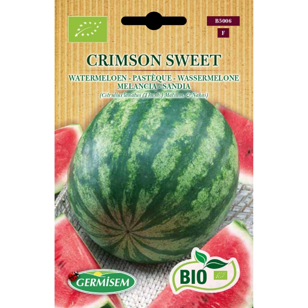 Image de Graines bio de Melon d'eau Crimson Sweet