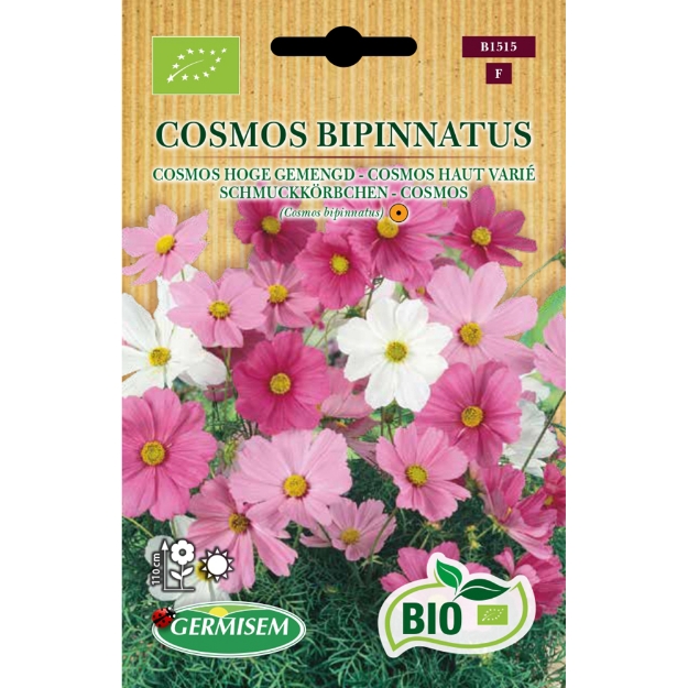 Image de Graines bio de Cosmos Sensation haut varié
