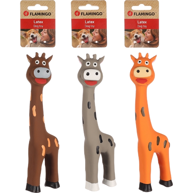 Image de JOUET LATEX MON GIRAFE  7,7x5,3x24CM