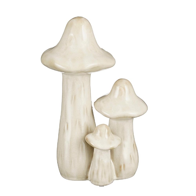 Image de Vase champignon blanc casse M - Mica
