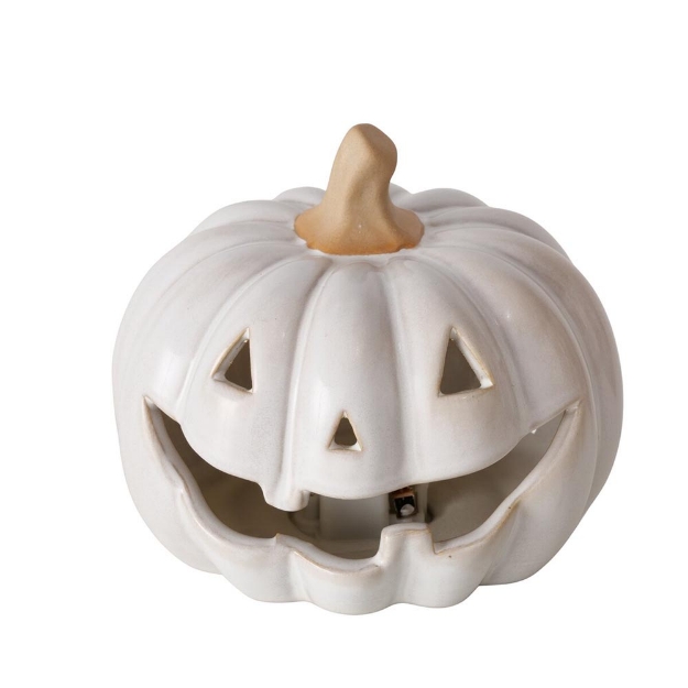 Image de Courge décorative LED Monty en porcelaine