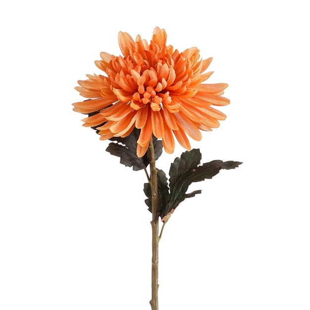 Image de Chrysantheme artificiel orange - Mica