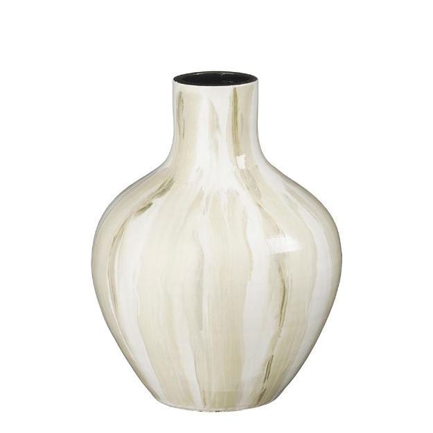 Image de Nigel decoration vase blanc casse - Mica