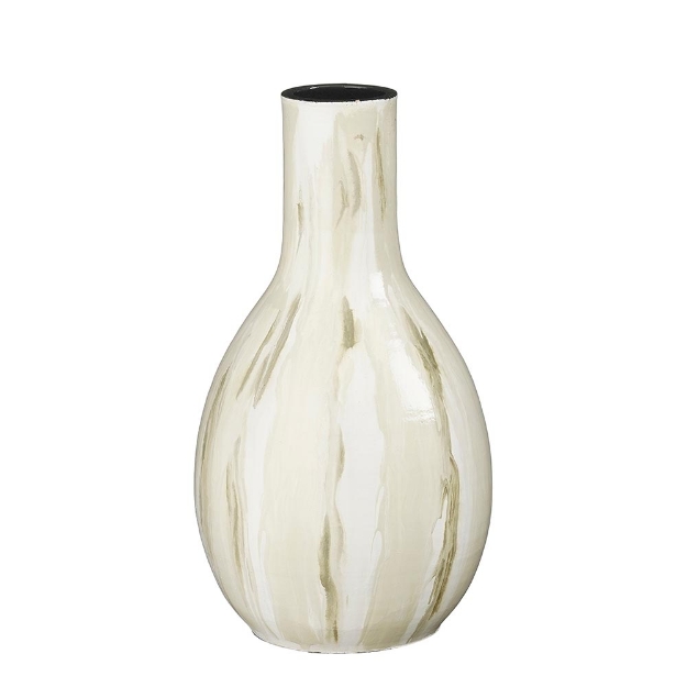 Image de Nigel decoration vase blanc casse - Mica
