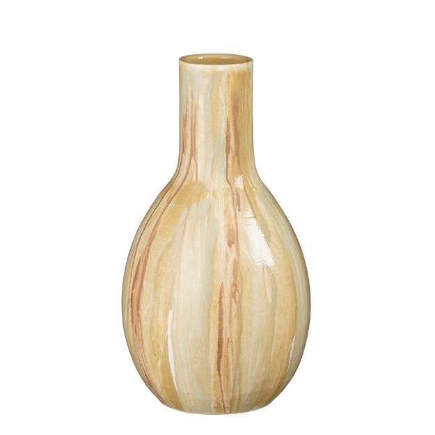 Image de Nigel decoration vase marron cl. - Mica