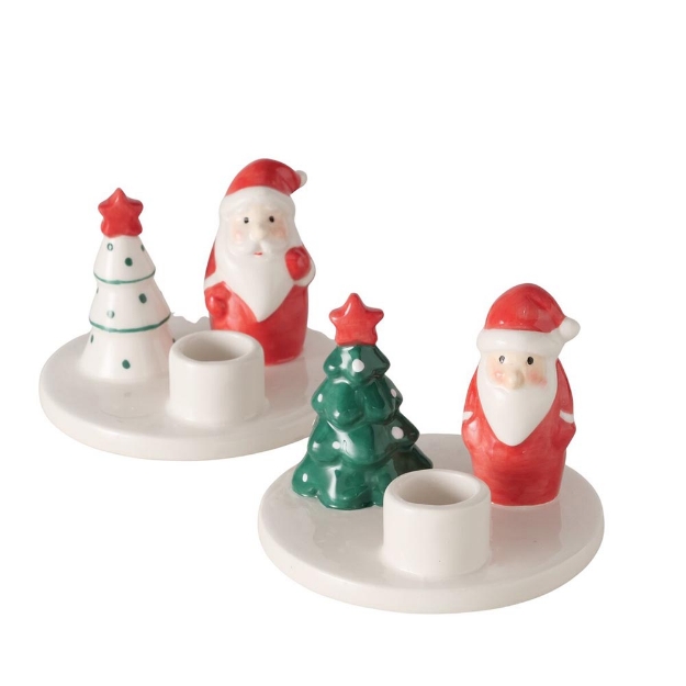 Image de Bougeoir Elmar en poterie blanche
