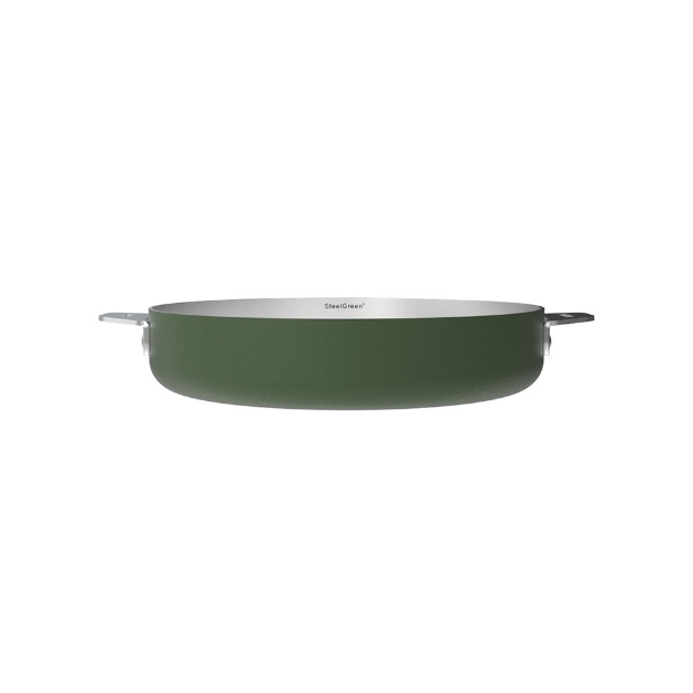 Image de La merveilleuse poele inox 24cm fougere - Cookut.