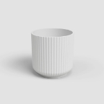 Image de CACHE-POT LUNA 12CM BLANC