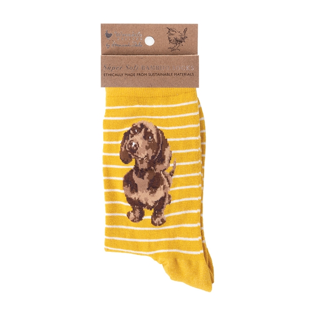 Image de Chaussettes Teckel 'Little One' - Wrendale