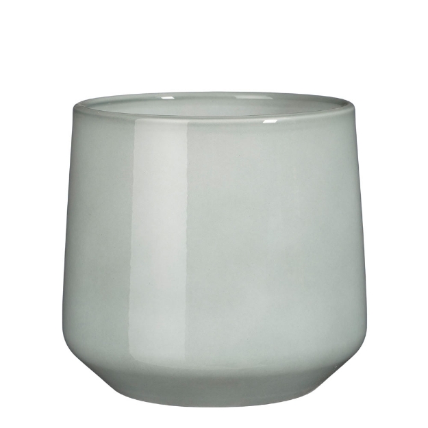 Image de Amber pot ronde gris cl. - h21xd23,5cm - Mica