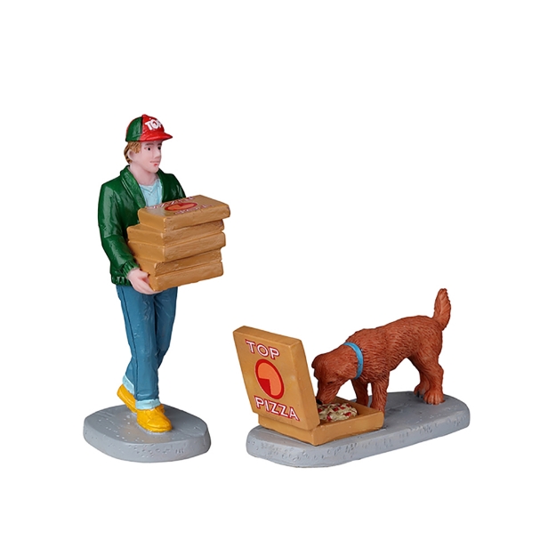 Image de Meilleure livraison de pizza, set de 2 - Lemax