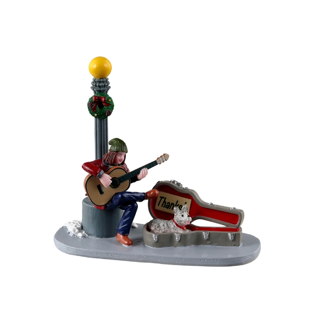Image de Musicien de rue du centre-ville - Lemax
