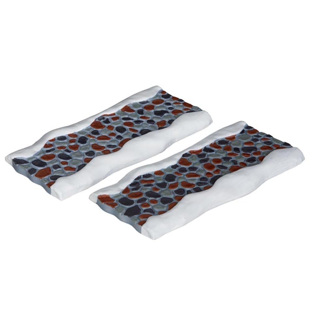 Image de Stone road - tout droit, set de 2 - Lemax