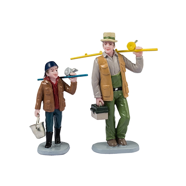 Image de Temps de pêche, set de 2 - Lemax