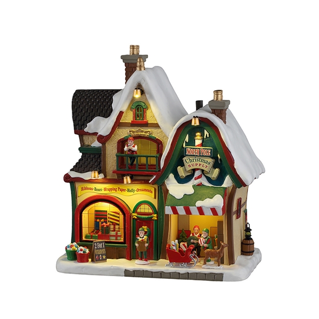 Image de Approvisionnement de noël au pôle nord, b/o (4,5v) - Lemax
