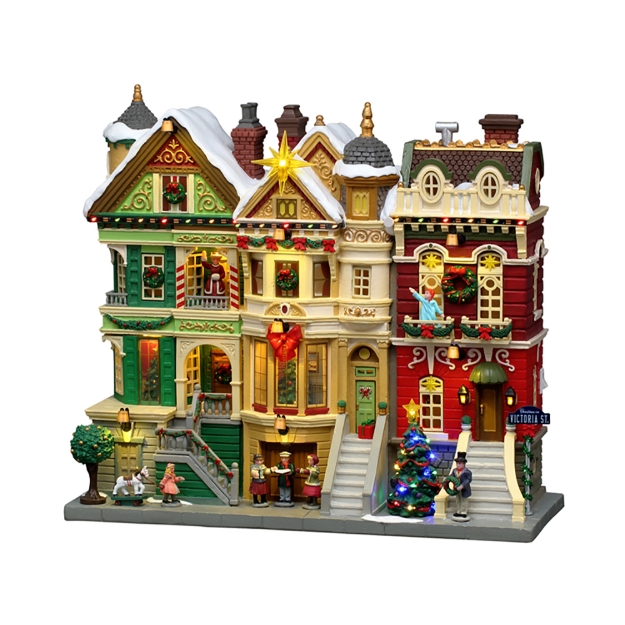 Image de Noël sur victoria street, b/o (4,5v) - Lemax