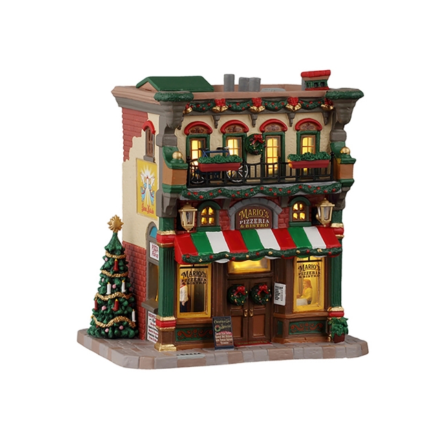 Image de Mario’s pizzeria & bistro, adaptateur inclus 44338, 100 ma - Lemax