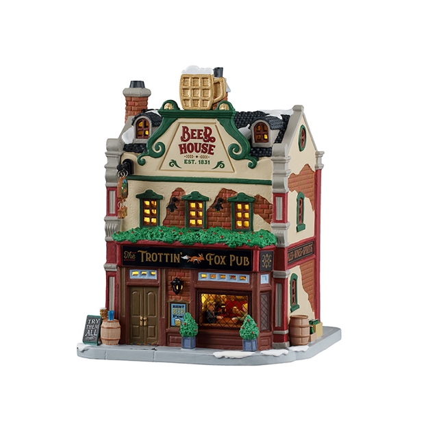 Image de The trottin' fox pub, avec adaptateur 44338, 100 ma - Lemax