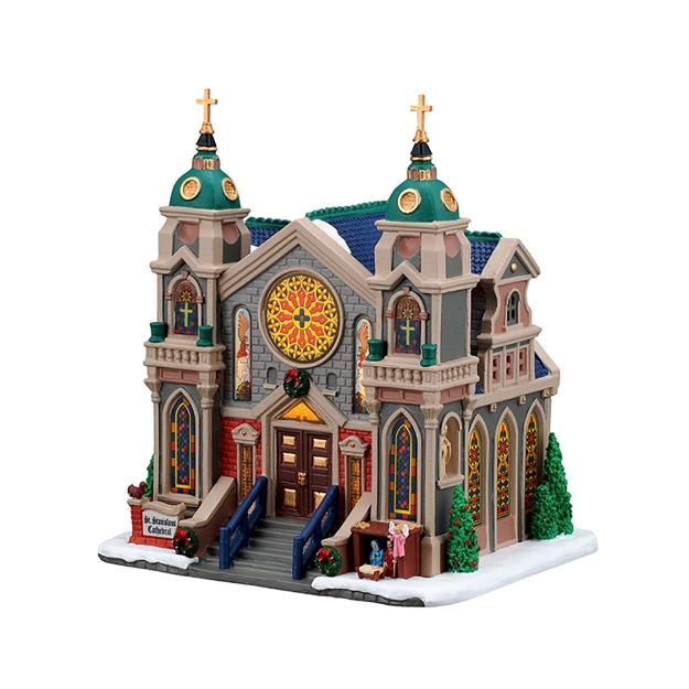 Image de St. cathédrale de stanislas, adaptateur inclus 44338, 100 ma - Lemax