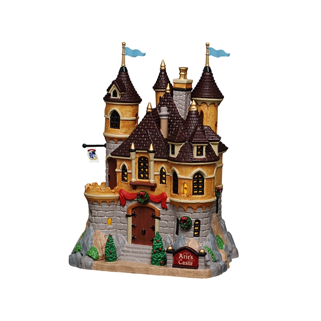 Image de Arie’s castle, avec adaptateur 44338, 100 ma  - Lemax