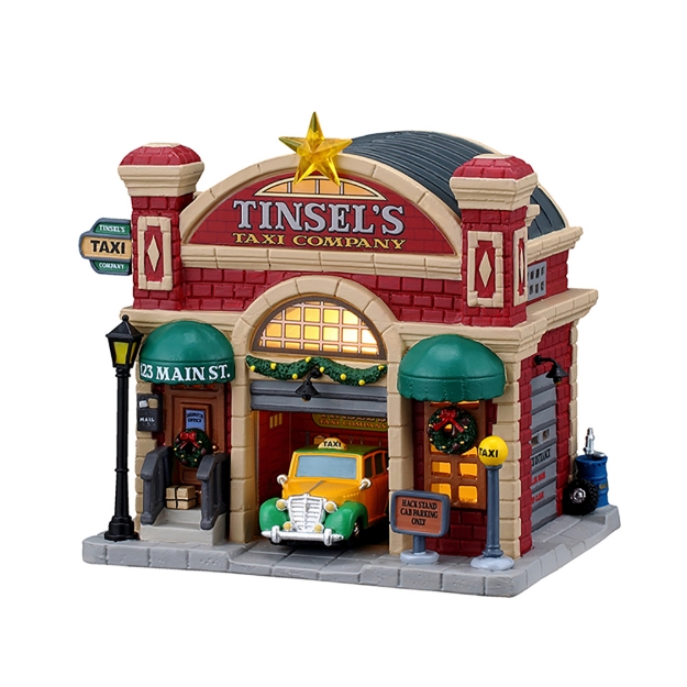 Image de Tinsel’s taxi company, incl. adaptateur 44338, 100 ma  - Lemax