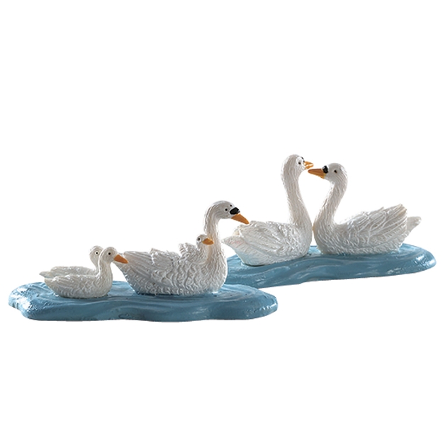 Image de Cygnes, ensemble de 2 - Lemax