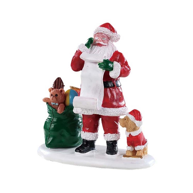 Image de Père noël vilain ou gentil - Lemax