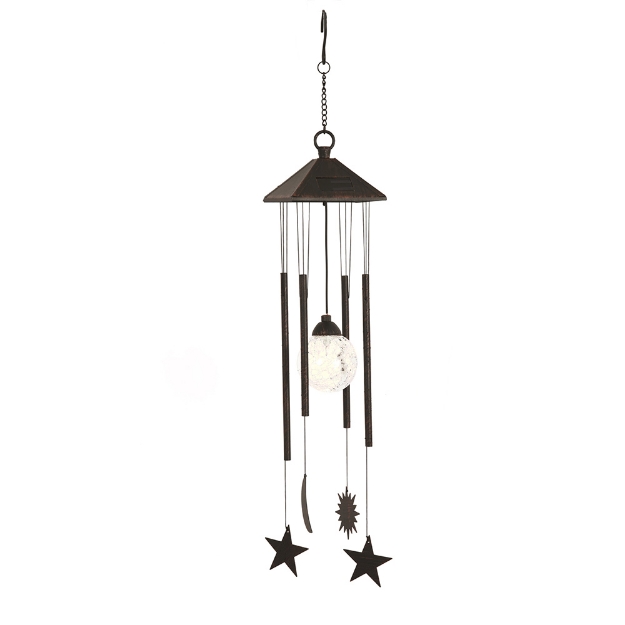 Image de Carillon solaire Sun, Moon & Star