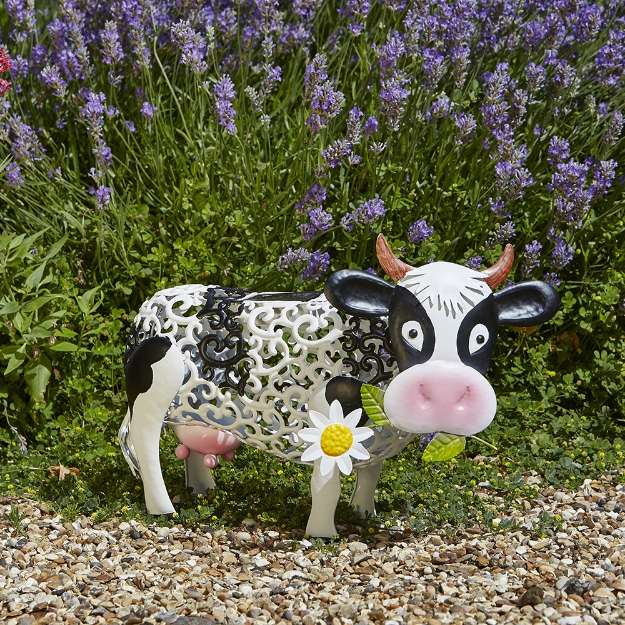 Image de Solar Silhouette Daisy Cow