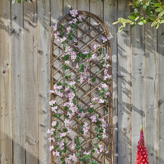 Image de Heavy Duty Framed Willow Trellis Round 1.2x0.45m