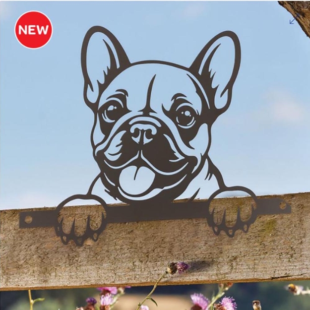 Image de Déco clôture - Bouledogue français