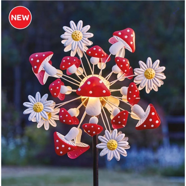 Image de Eolienne solaire Fleurs & Champignons