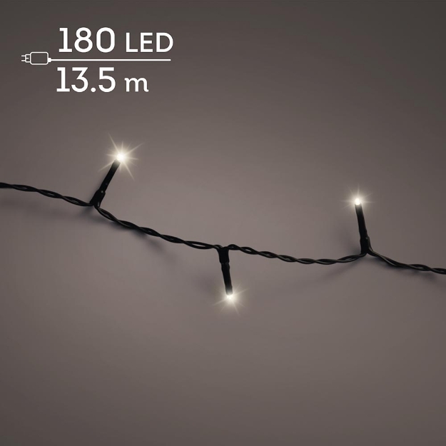 Image de Guirlande noir/blanc chaud1350cm-180Led