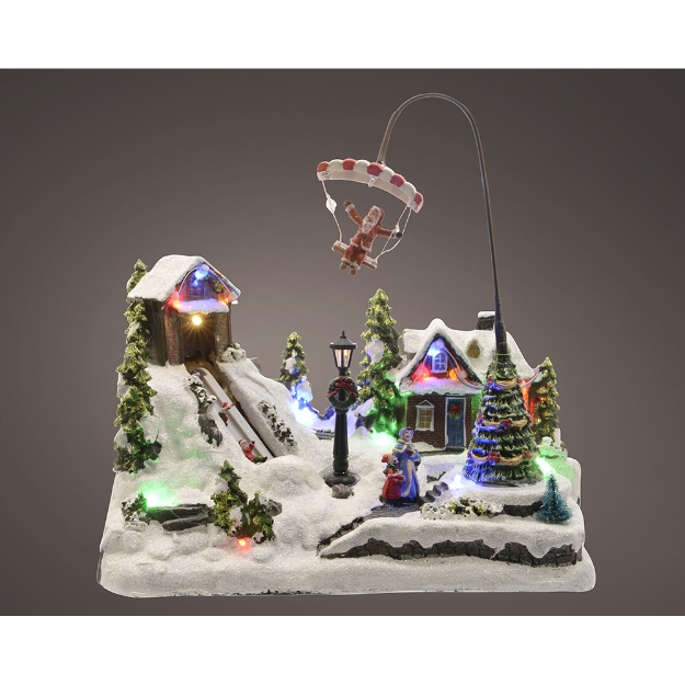 Image de LED village a/parachute p/int