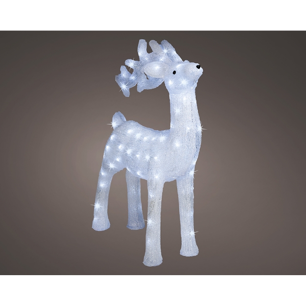 Image de LED cerf -H73.00cm-100LBlanc froid