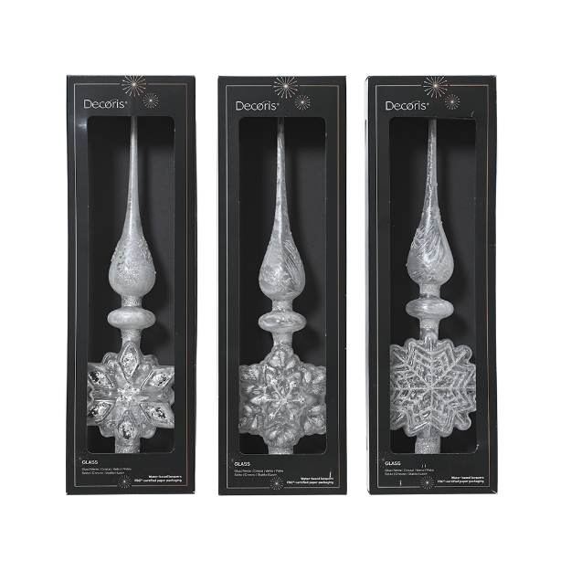 Image de Cimier verre mat paillettes H35