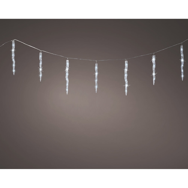 Image de LED guirl lumin stalactite effet flash ext tr/bl froid L360
