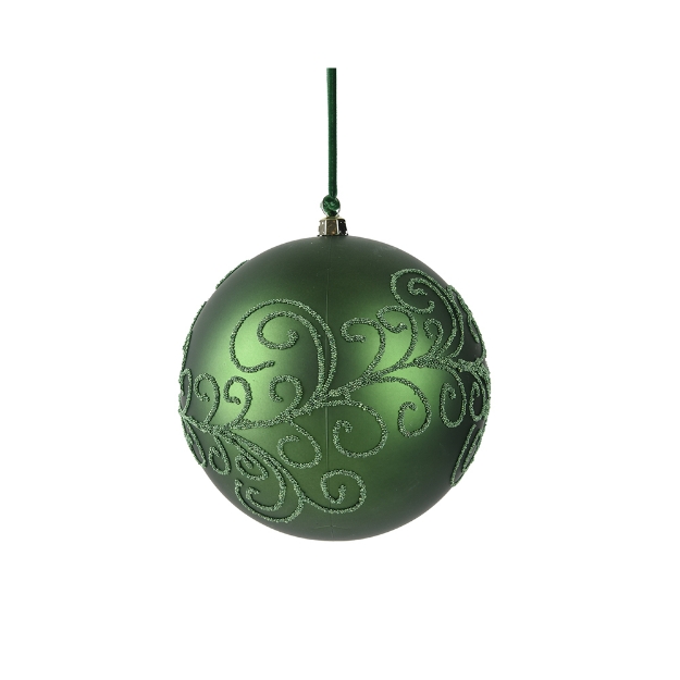 Image de Boule polystyrene mat dia20 vert pin