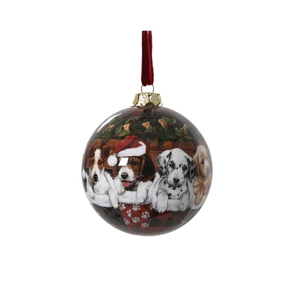 Image de Boule S/fil mousse polymere brillant chien D8
