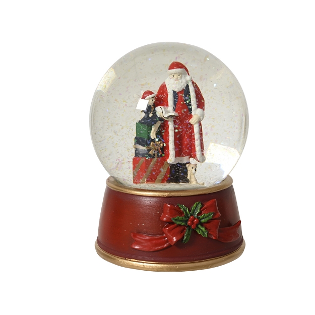 Image de Boule a neige verre rge/coul H13,5