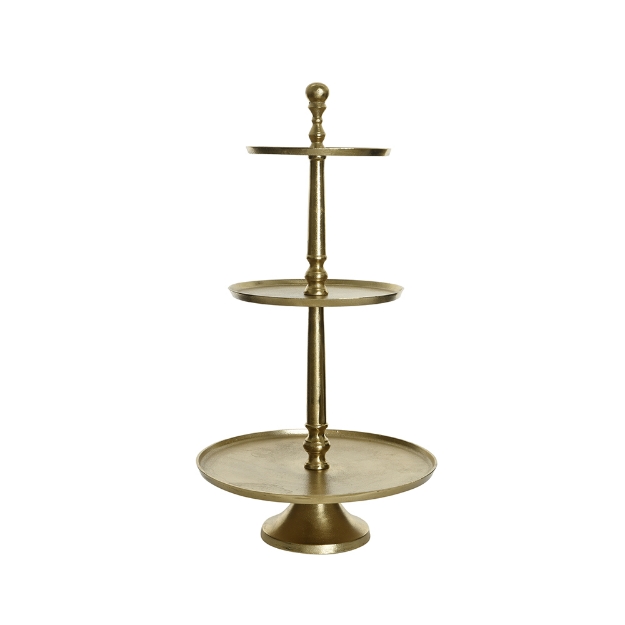 Image de Etagere aluminium rond or D43 H81